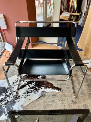 After Marcel Breuer, Wassily B3 tubular steel chair​​