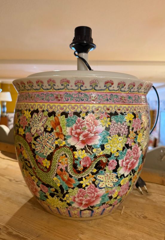 Chinees porseleinen lampenvoeten/pot