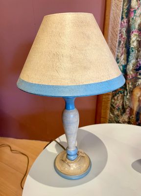 Lampje met kap klein bruin beige