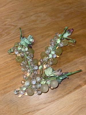 Decoratieve druiven glas