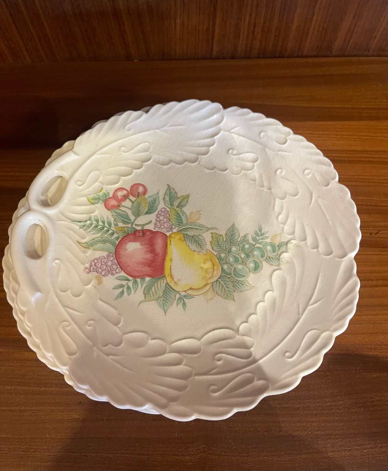 Set 6 boorden met fruitrelief