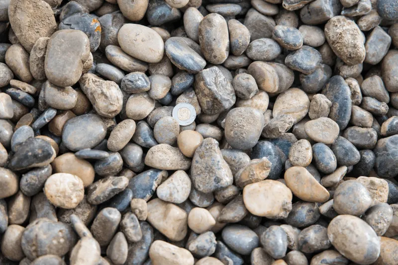 Washed Rock 40mm - ½ Yd