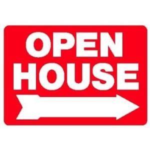 18x24 Solid Plastic Open House