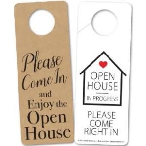 Door Hanger, Material: Open House In Progress
