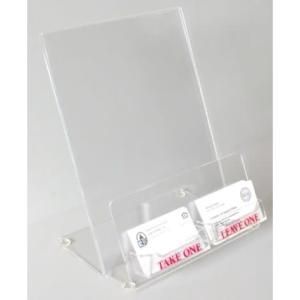 Flyer Stand: Two Card Slots