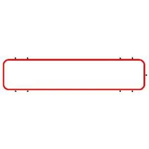 6x24: Blank with Red Border