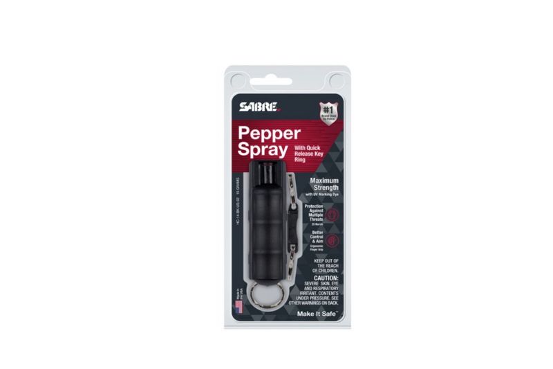 Pepper Spray:  0.54 Ounce