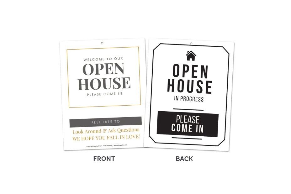 Door Hanger: Open House In Progress