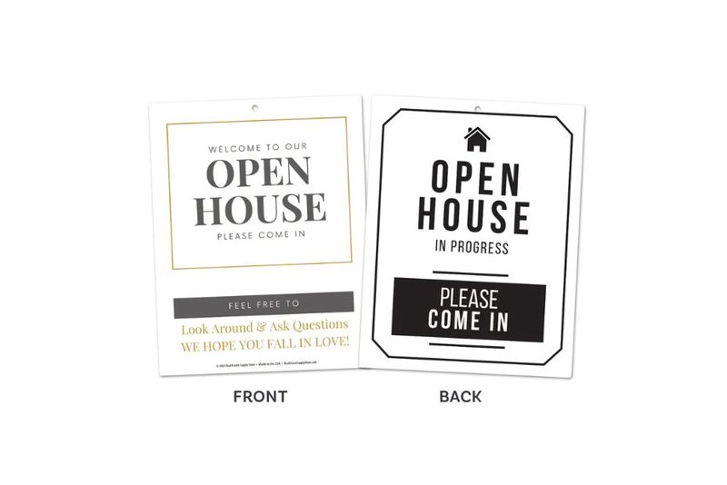 Door Hanger: Open House In Progress