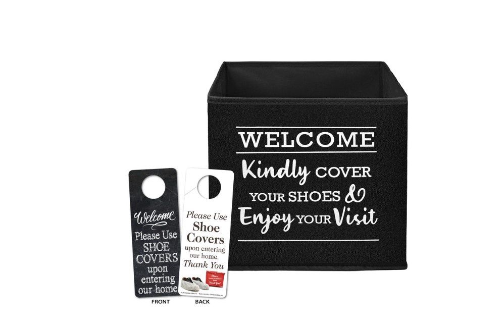 Shoe Cover Holder: Premium, Color: black