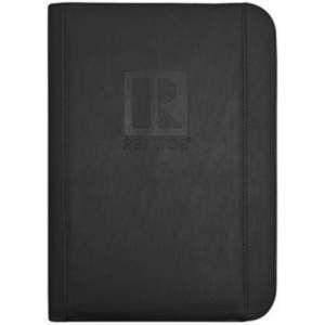 Padfolio: Zippered, Color: Black