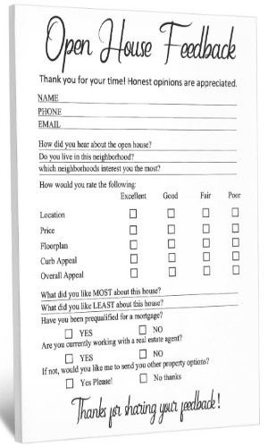 Registry: Open House Feedback