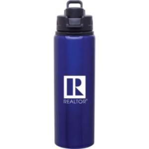 Bottle: 28 oz with 'R' Logo, Color: Blue