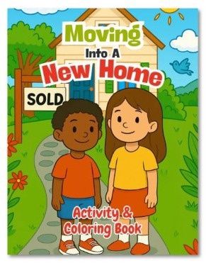 Moving Into a New Home Activity &amp; Coloring Book