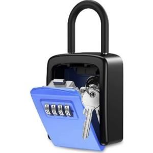 Lockbox: Four Digit Combo, Color: Blue