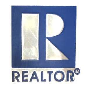 Pin: 'R'  Silver-Blue, Size: Large
