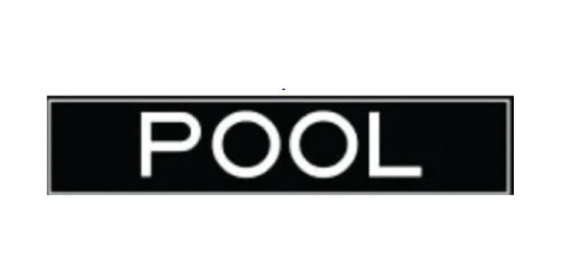 6x24:  Black - Pool