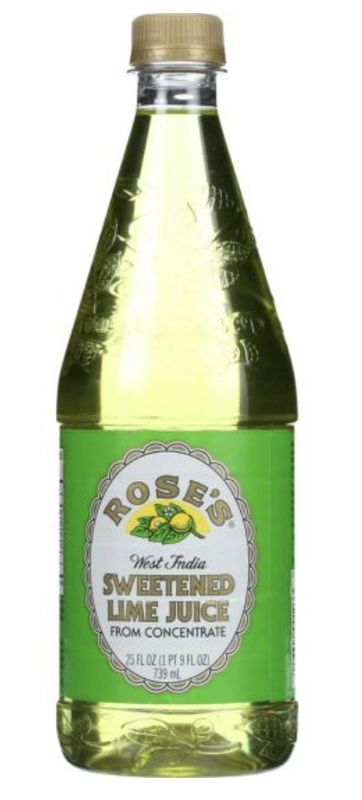 Rose's Sweetened Lime Juice 25oz