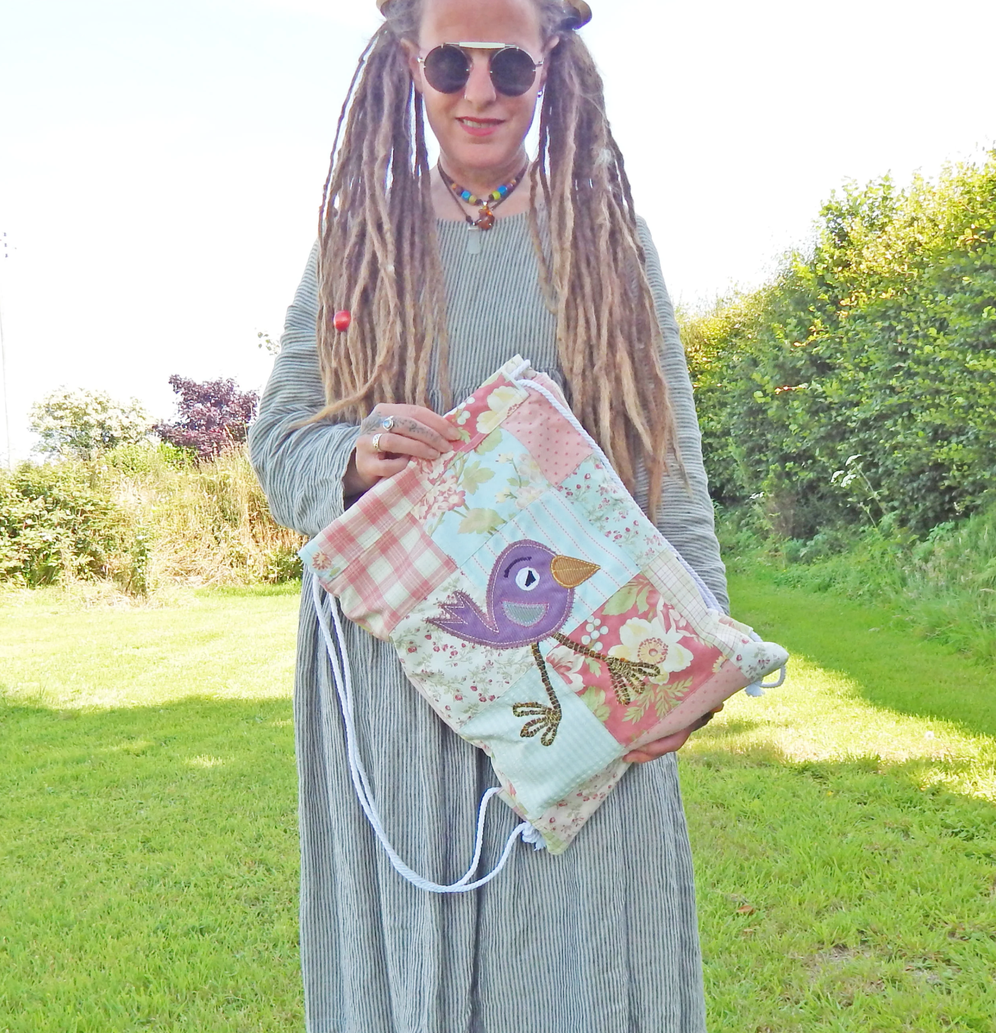 SALE - Backpack Bag Patchwork