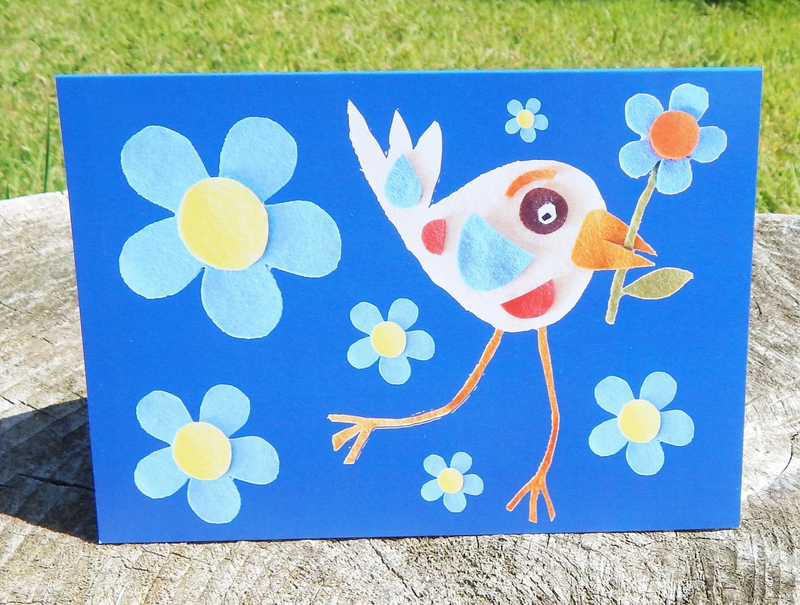 Card Folk Bird