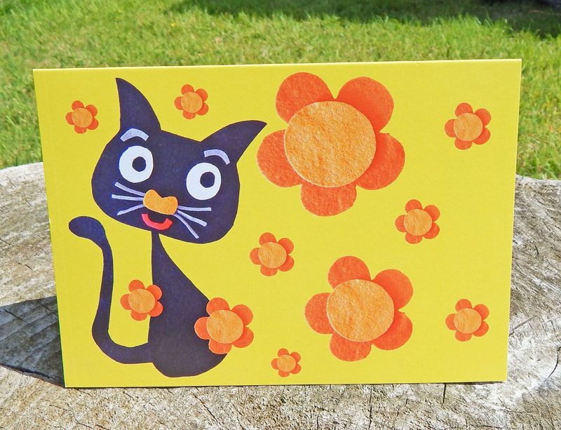Card Black Cat