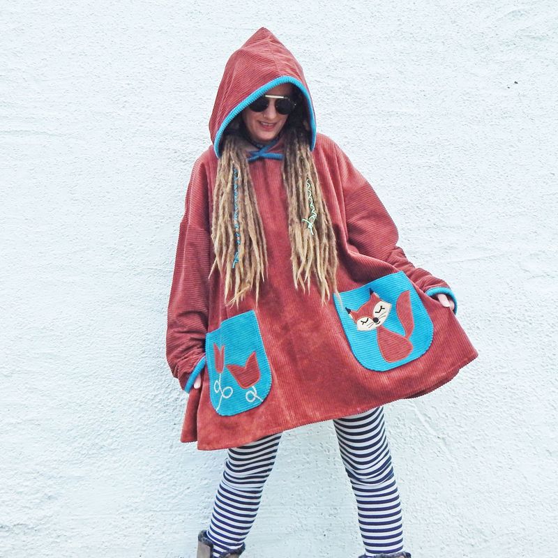 Hoodie Fox Tunic