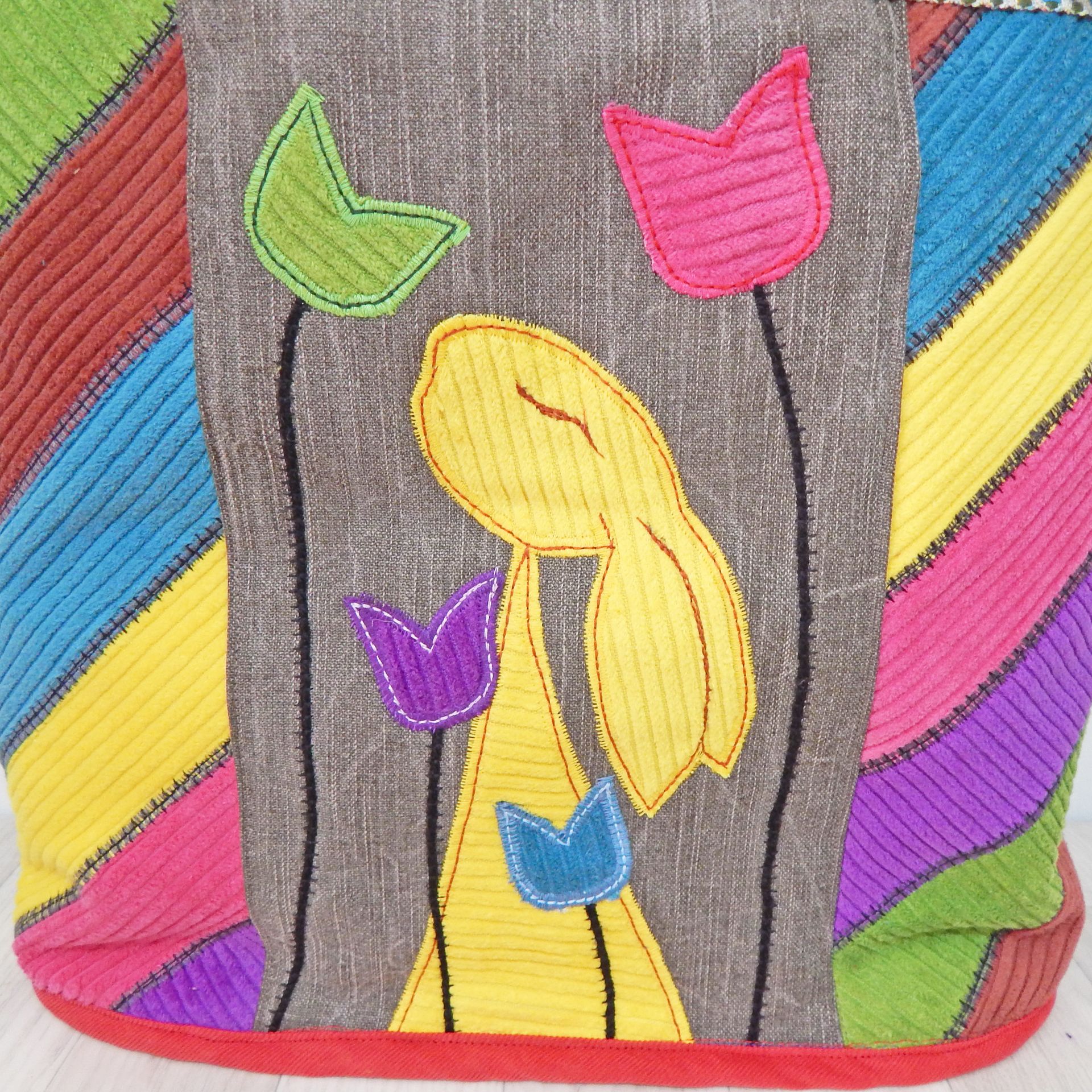 Tote Corduroy Hare Bag