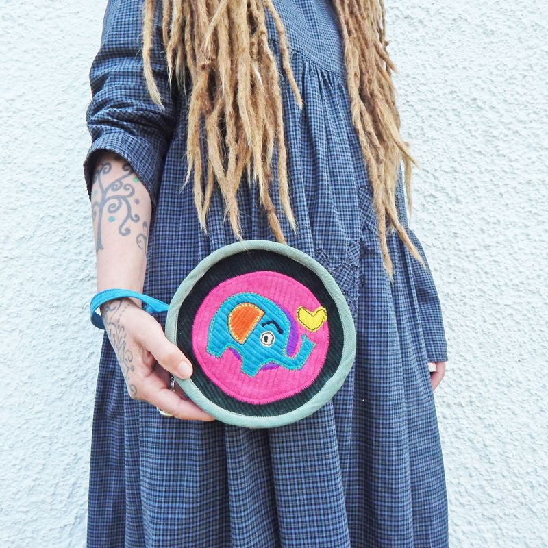 Wristlet Elephant Bag