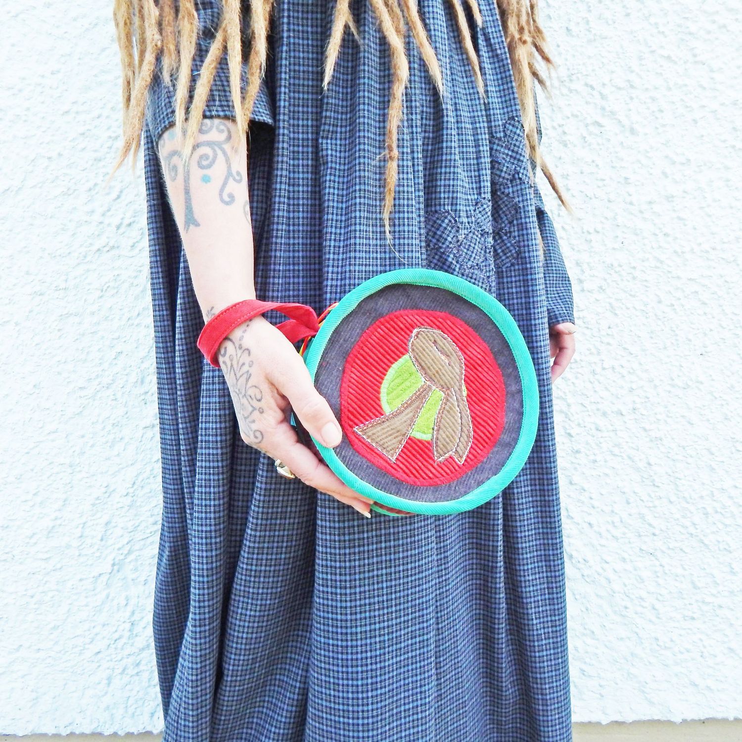 Wristlet Folk Hare Bag