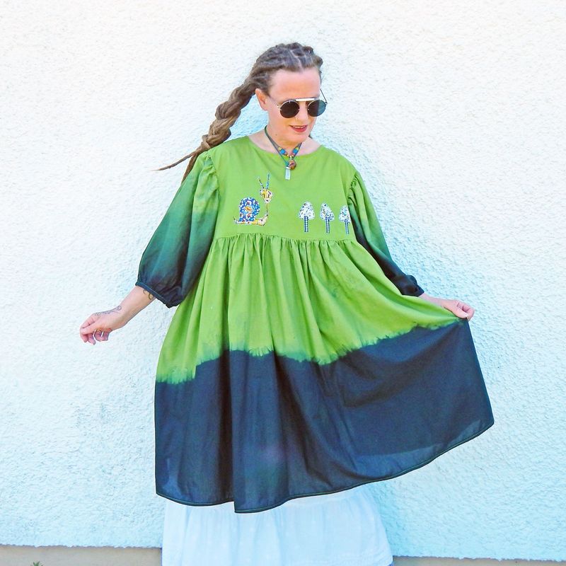 Smock Snail Floaty Dress