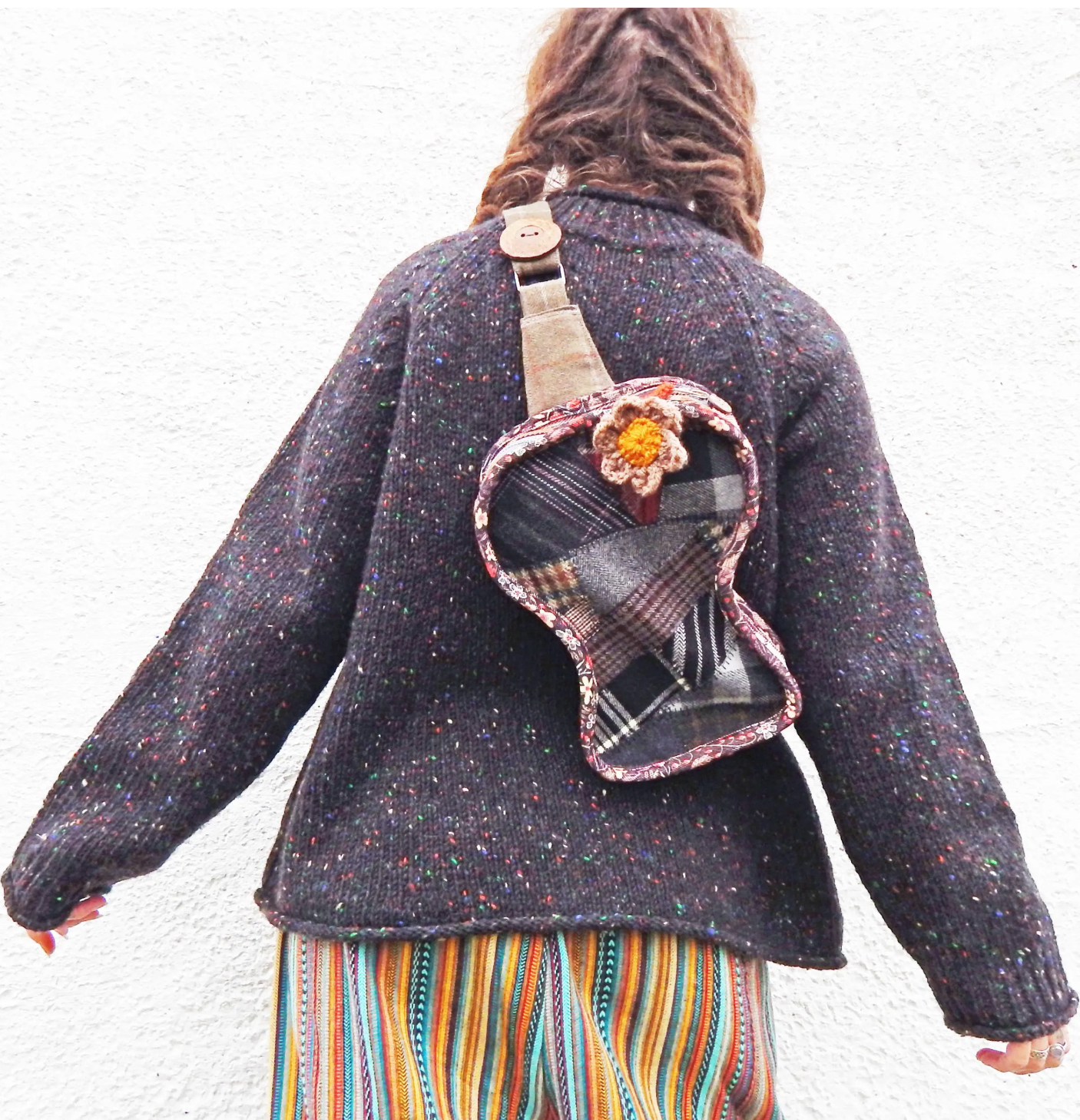 SALE - Sling Bag Plaid Crossbody