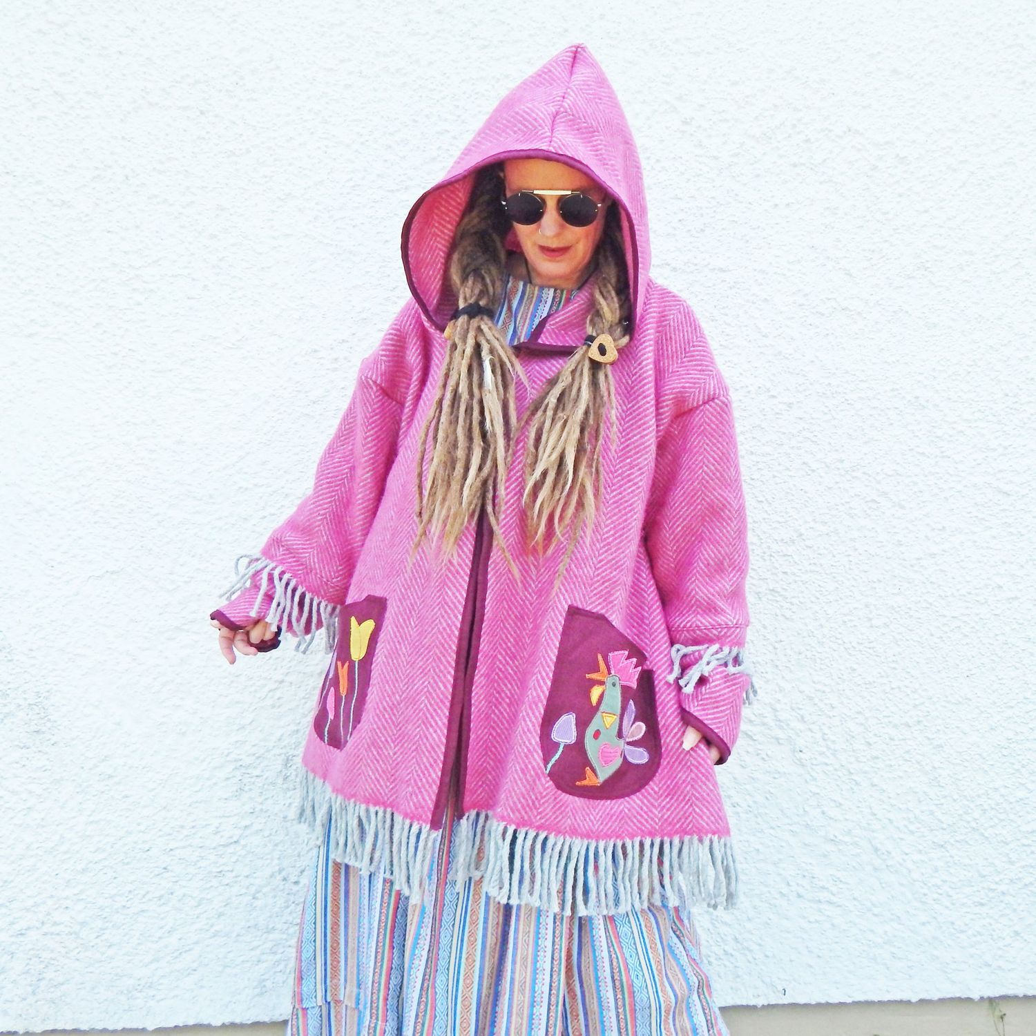 Blanket Cockerel Hooded Jacket