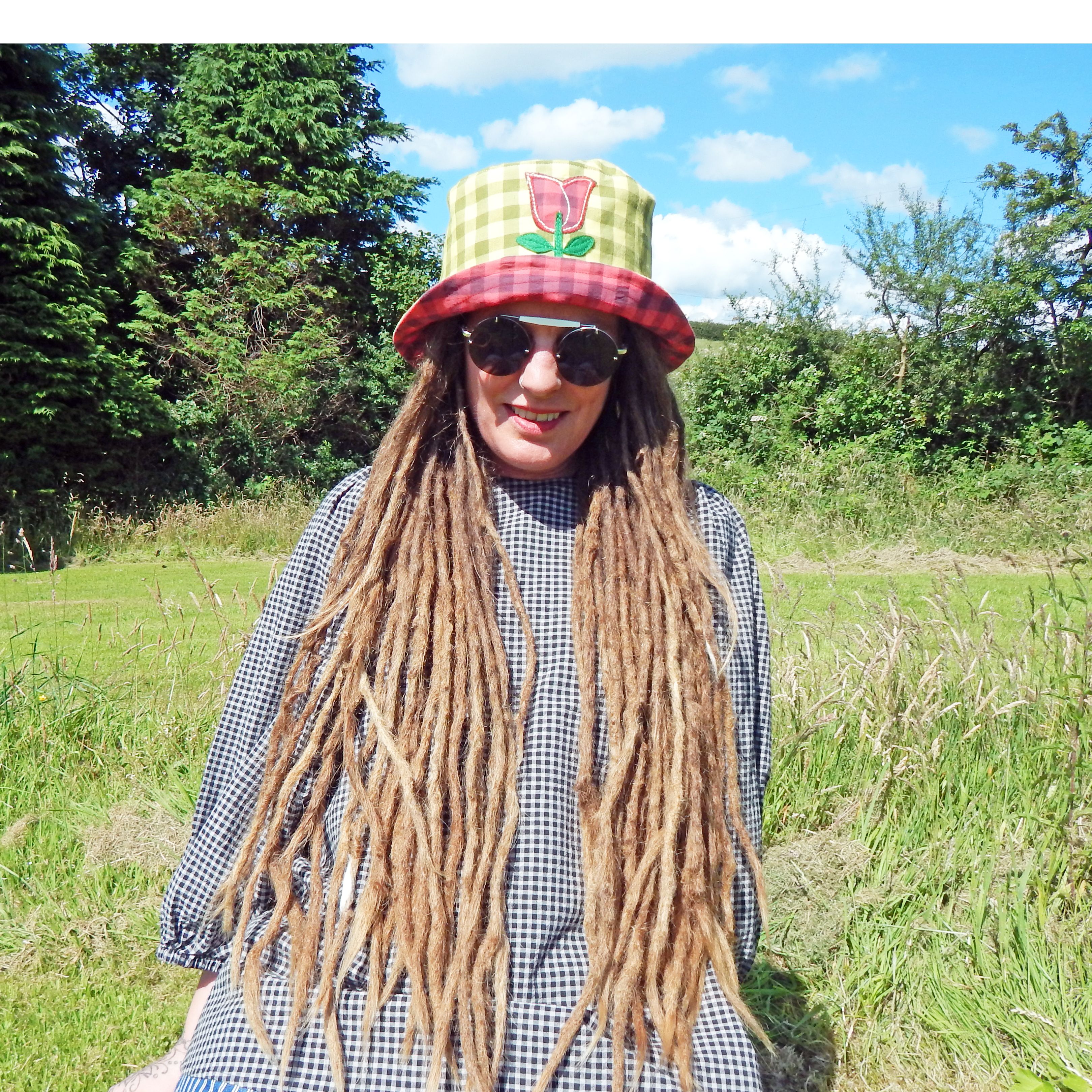 Bucket Hat Yellow Gingham