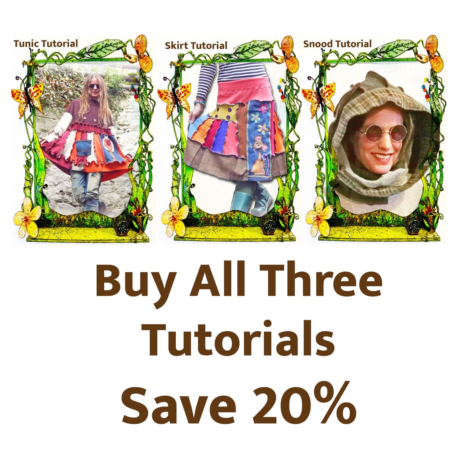 Buy All Three Tutorials 20% off