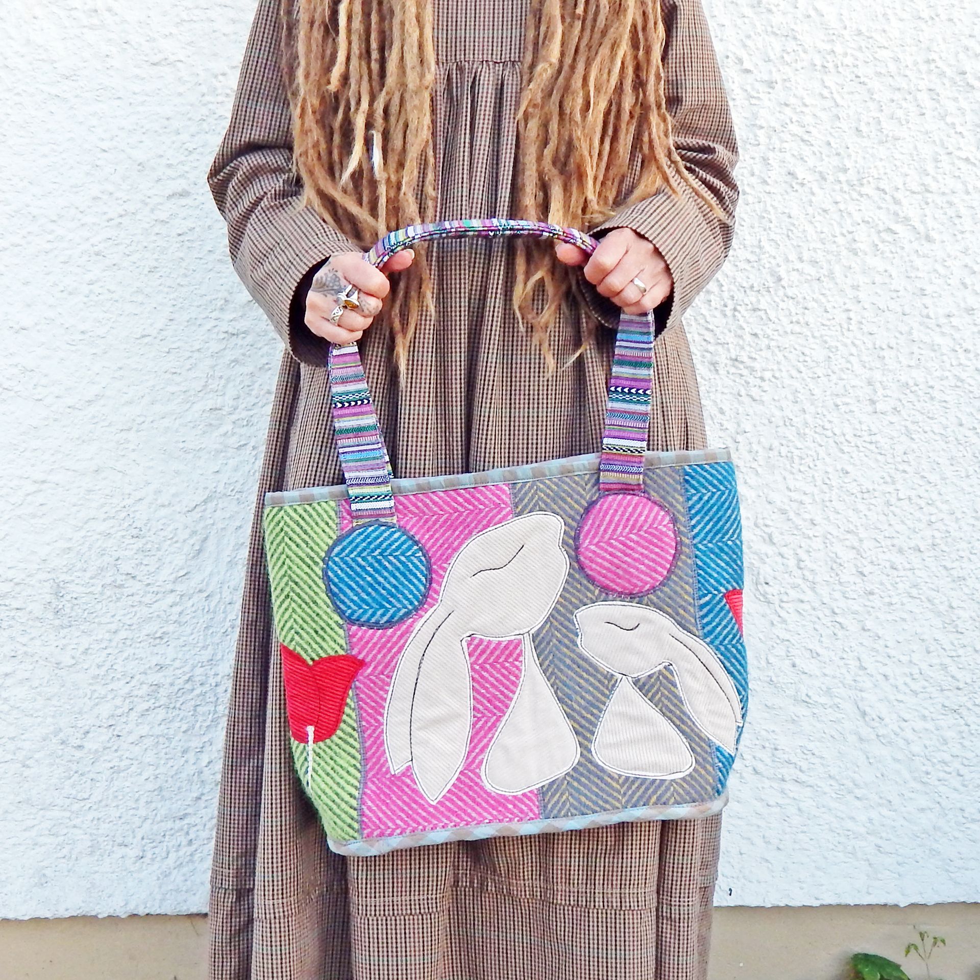 Tote Blanket Hare Bag
