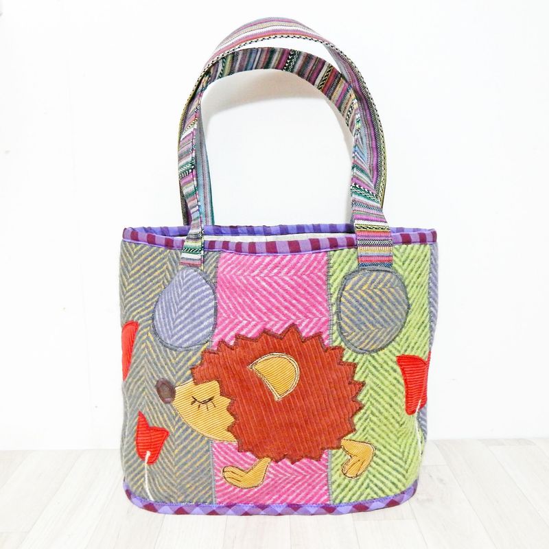 Tote Blanket Hedgehog Bag
