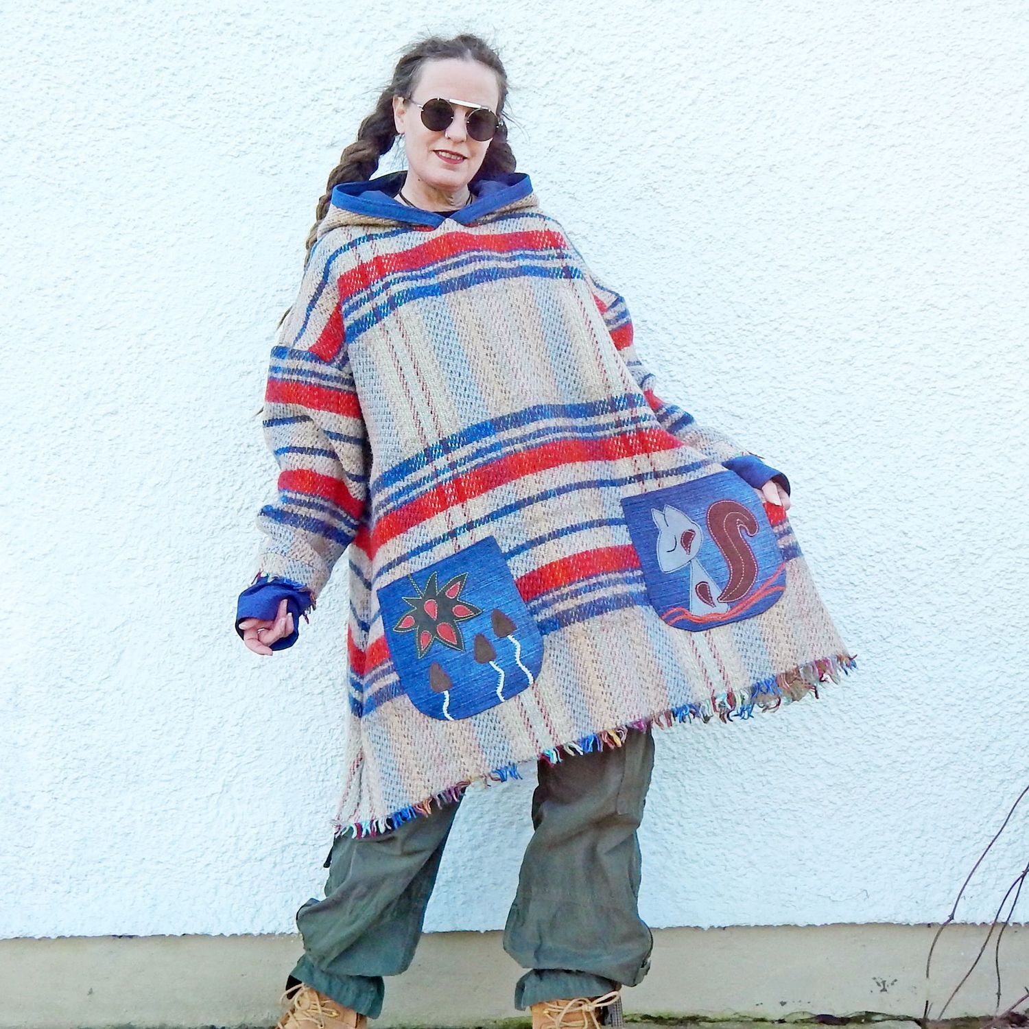 Wool Blanket Checked Squirrel Tunic Wool Blanket Checked Squirrel Tunic