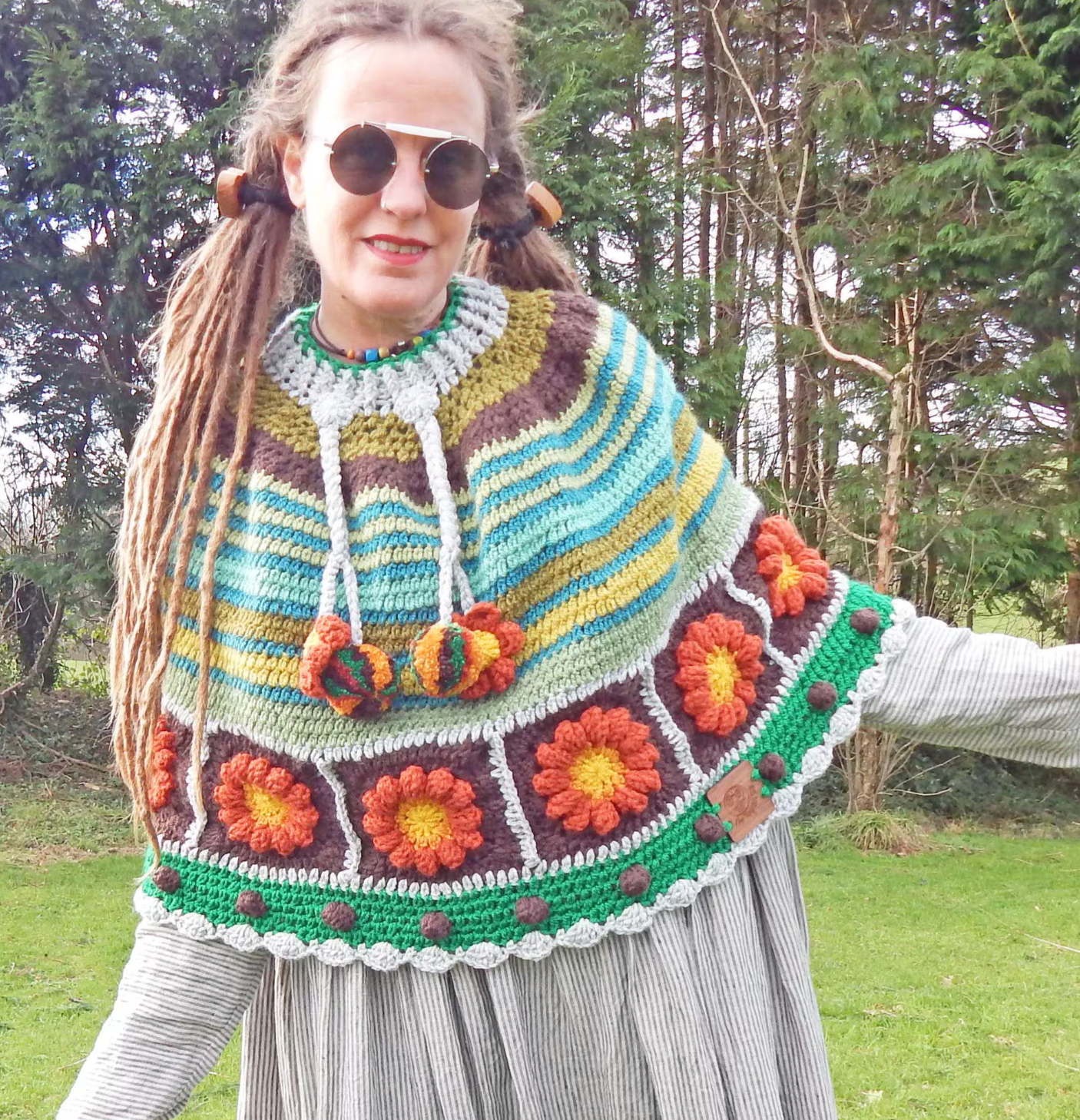 SOLD Crochet Cocooning Poncho