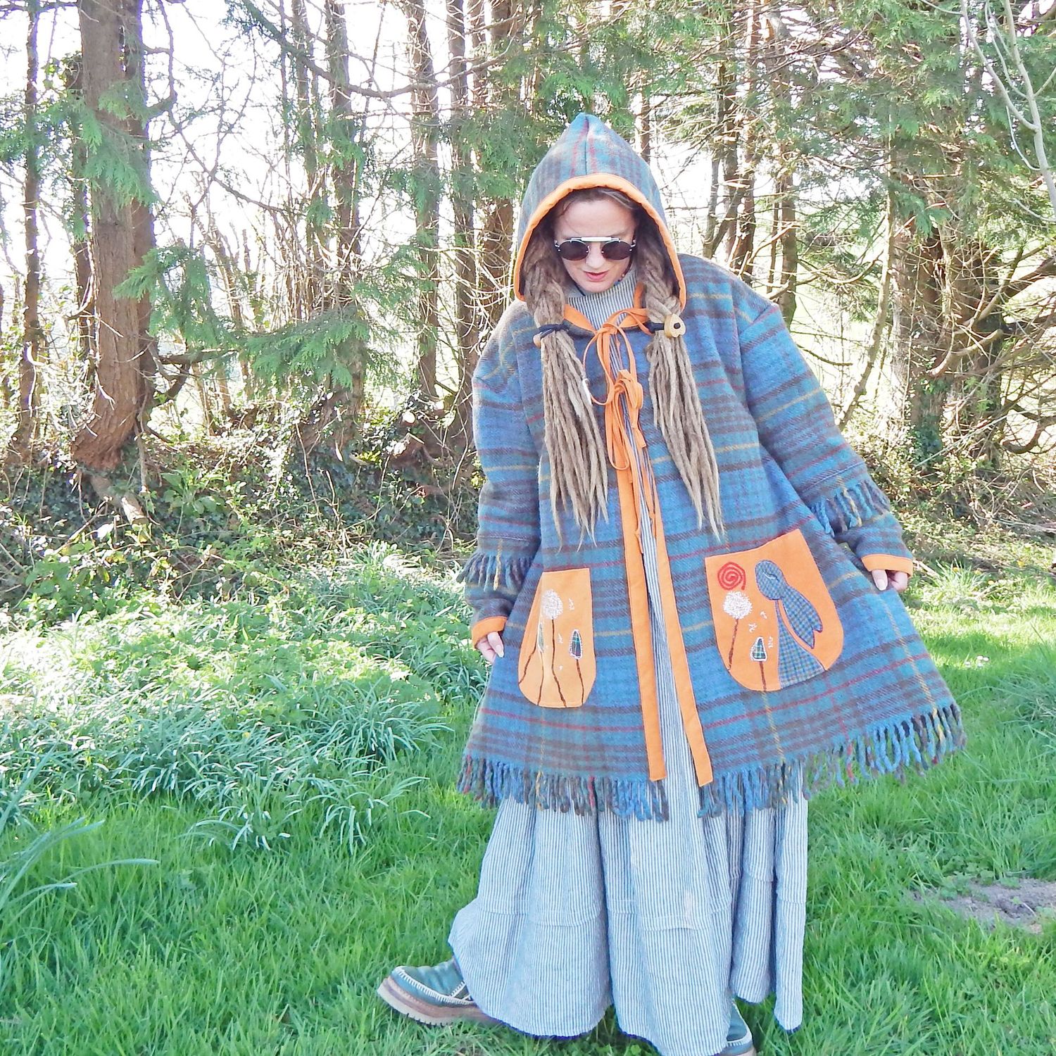 SOLD Blanket Hare Hooded Coat