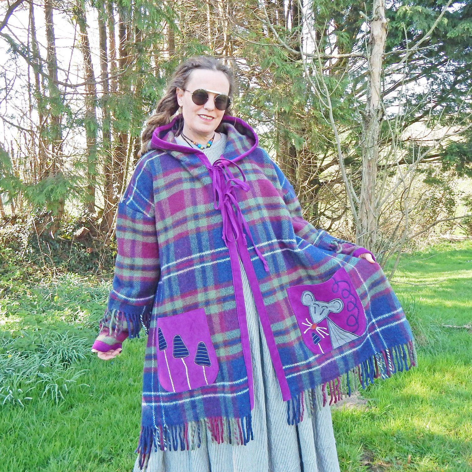 SOLD Blanket Mouse Hooded Coat