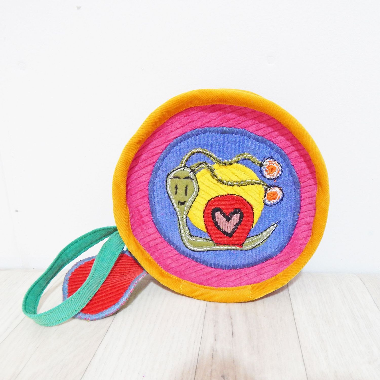 SOLD Wristlet Snail Bag