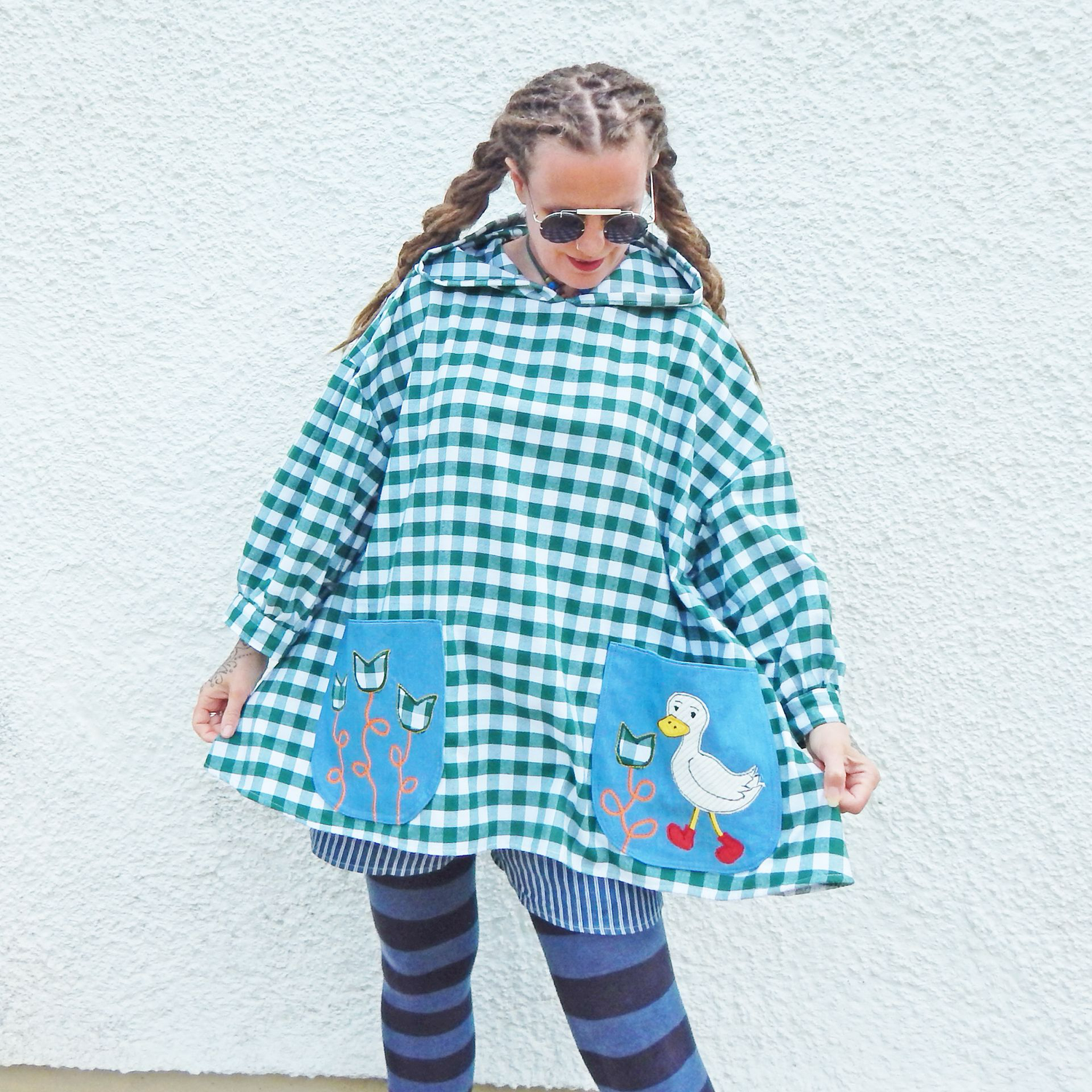 SOLD Hoodie Duck Tunic