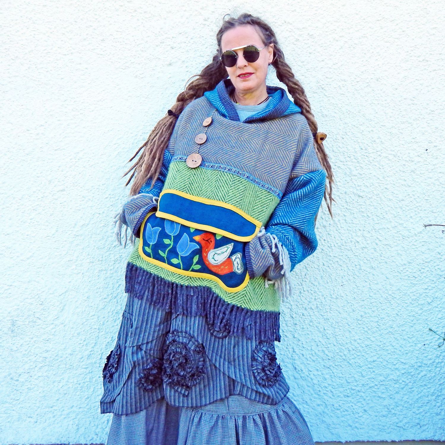 SOLD Blanket Pocket Hoodie