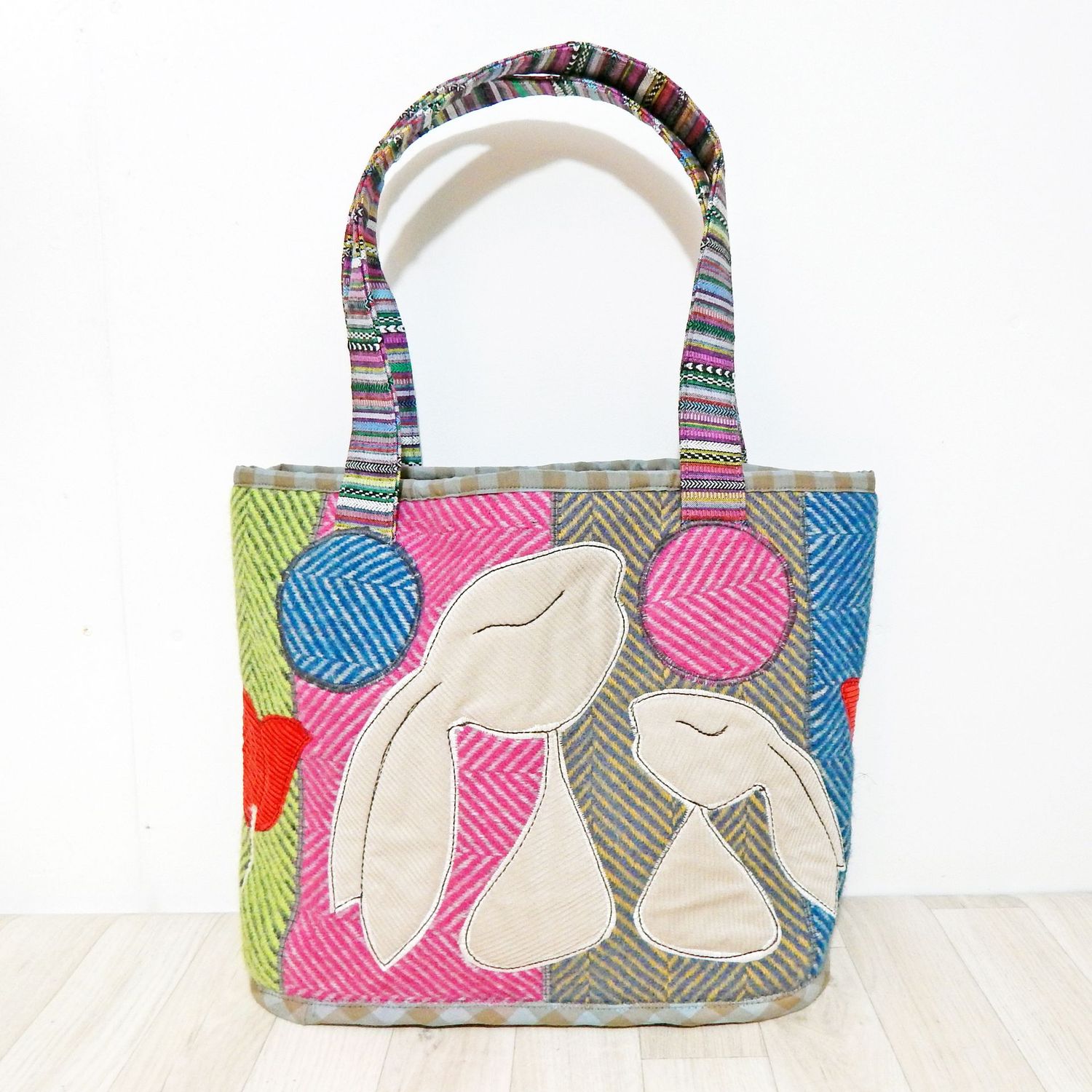 SOLD Tote Blanket Hare Bag