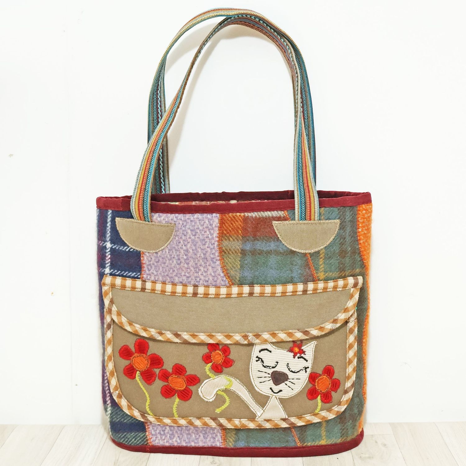 Blanket Cat Tote Bag