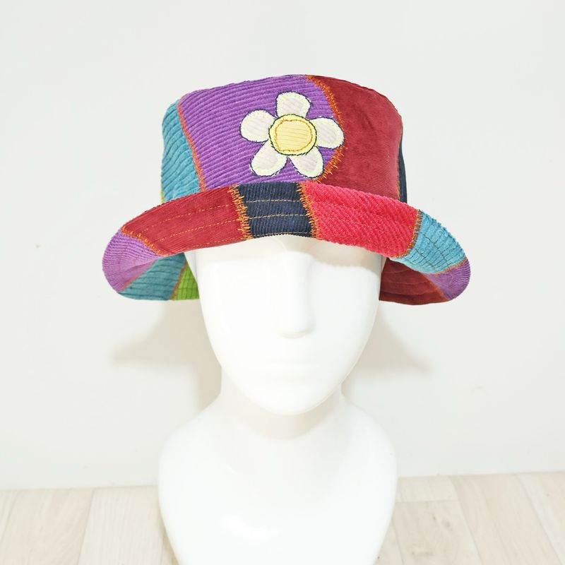 SOLD Daisy Corduroy Bucket Hat
