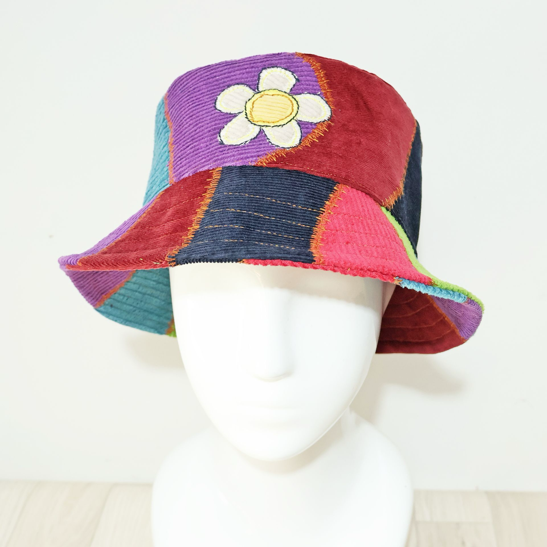 Daisy Corduroy Bucket Hat