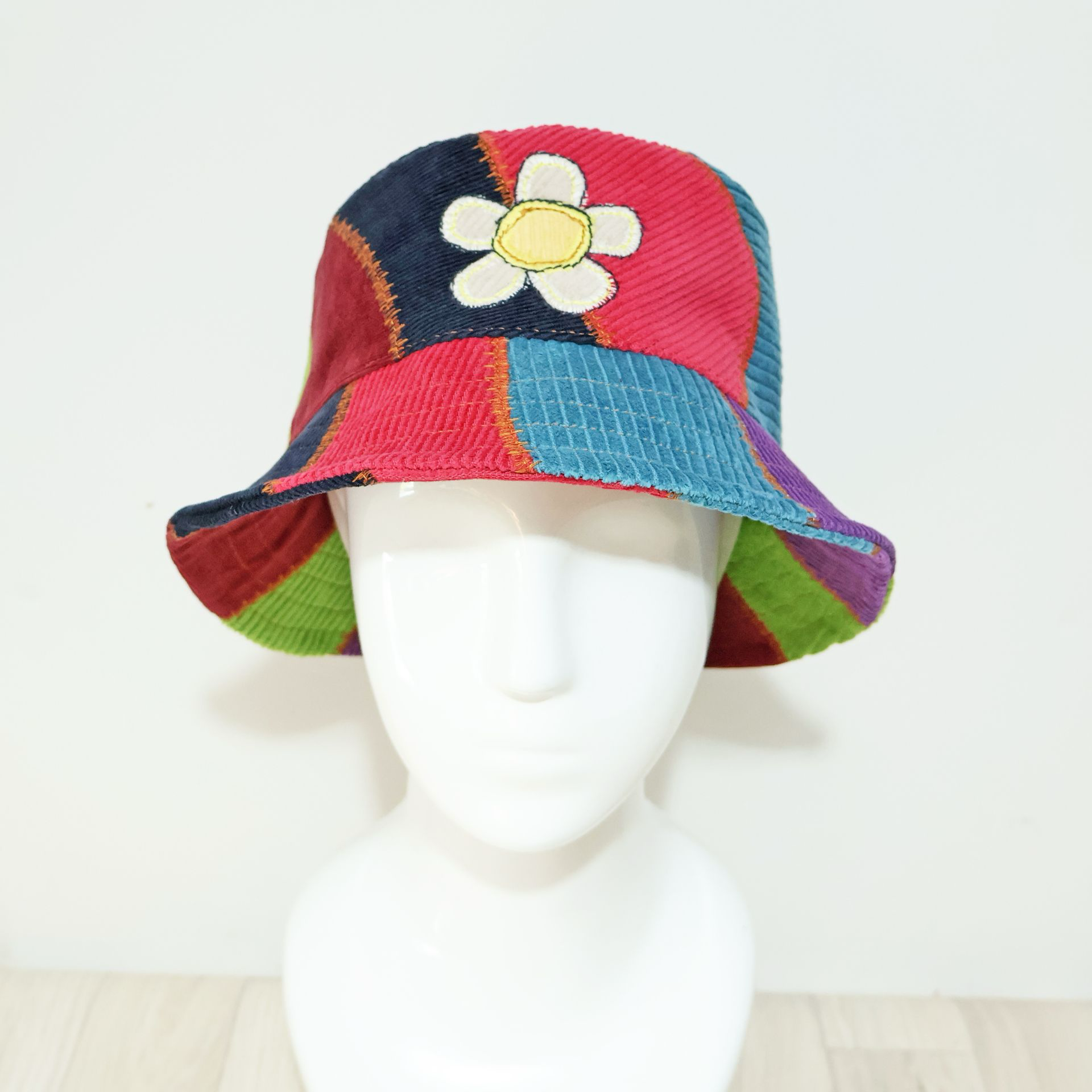 Bucket Hat Daisy Patchwork