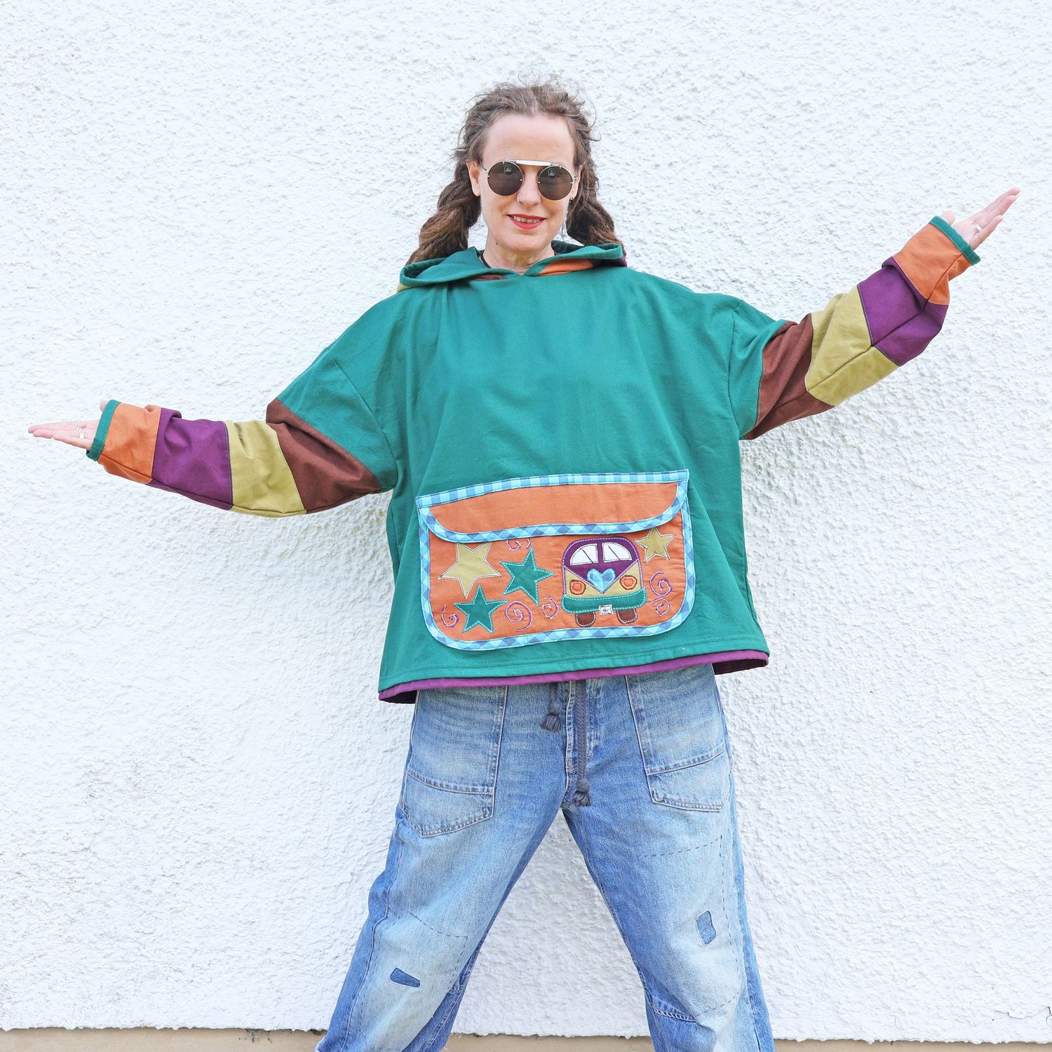 Zip Pocket Camper Van Hoodie