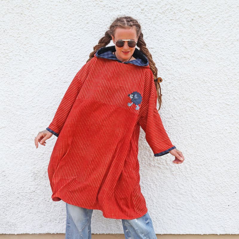 SOLD Hooded Hedgehog Dress